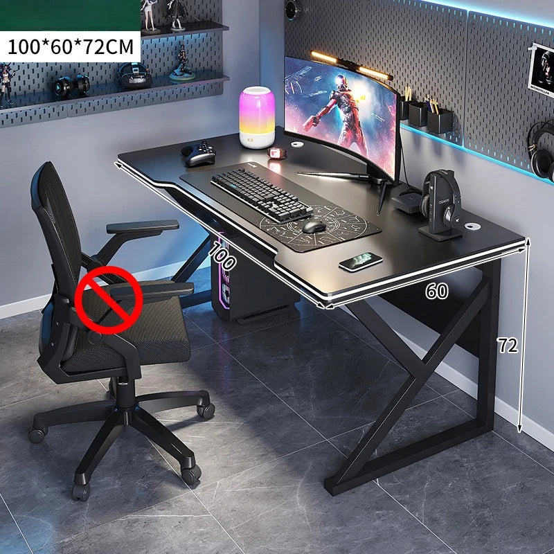 Premium Standing Computer Desk - Ergonomic Steel Frame Design