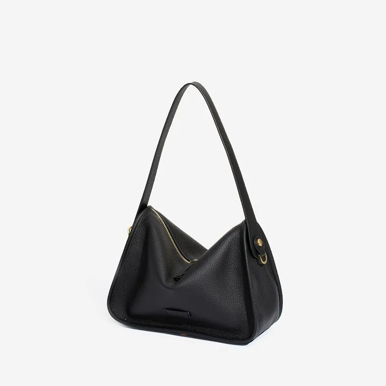 Original Cowhide Leather Shoulder Bag