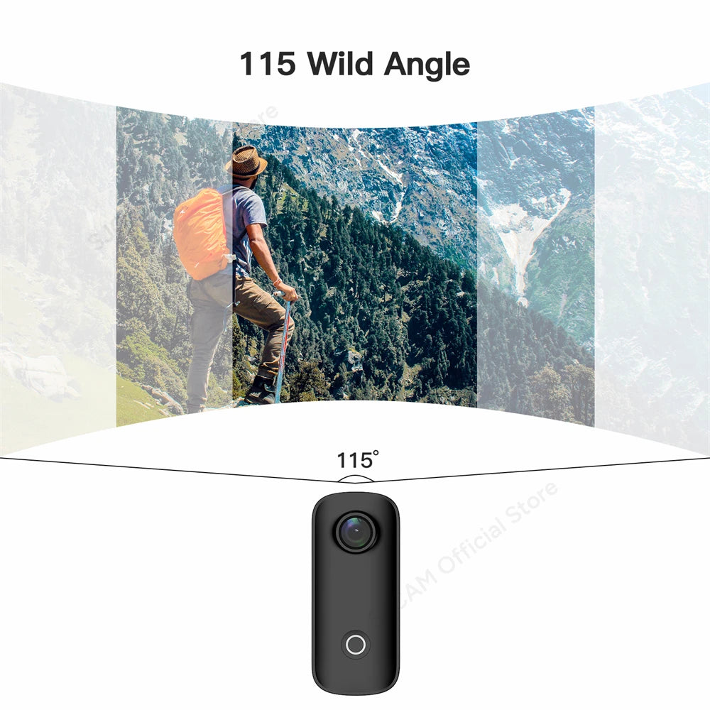 Professional Action Camera 4K - Waterproof & EIS Sports Cam