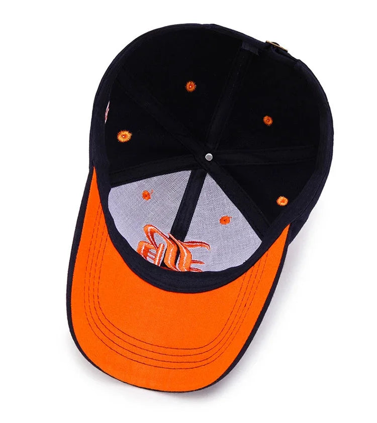 Premium Cotton Baseball Cap - Embroidered Snapback