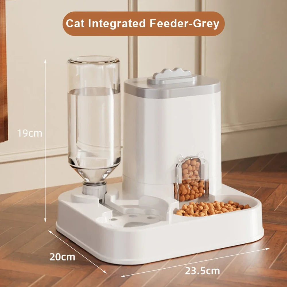 Premium Automatic Pet Feeder & Water Dispenser - Large Capacity