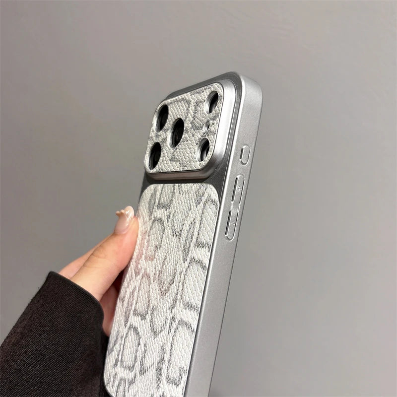 Premium Leather Texture iPhone Case - Shockproof Bumper