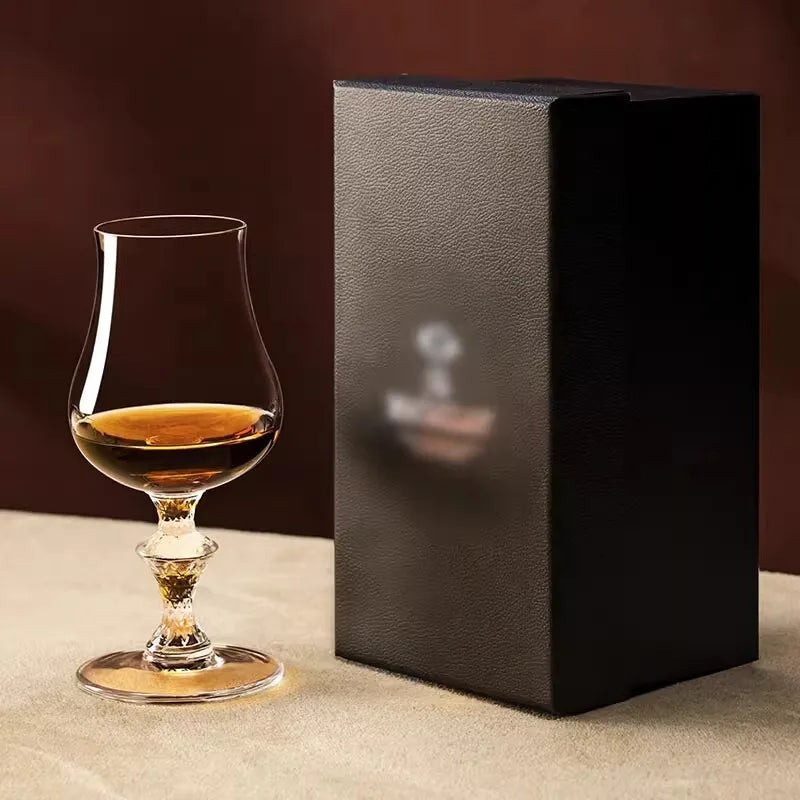 Premium Crystal Whiskey Tasting Glass - Professional Snifter