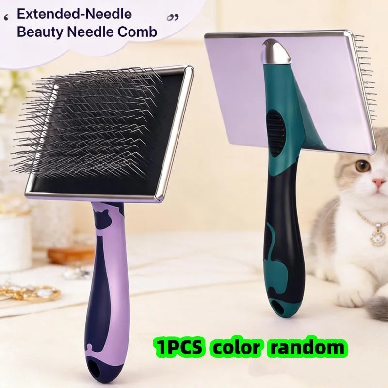 Premium Pet Grooming Brush - Thick Hair & Long Hair