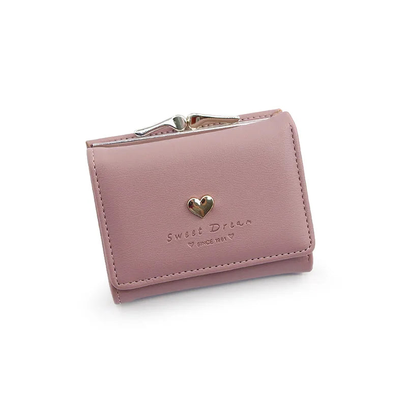 Luxury Women Mini Wallet - Compact Leather Card Holder