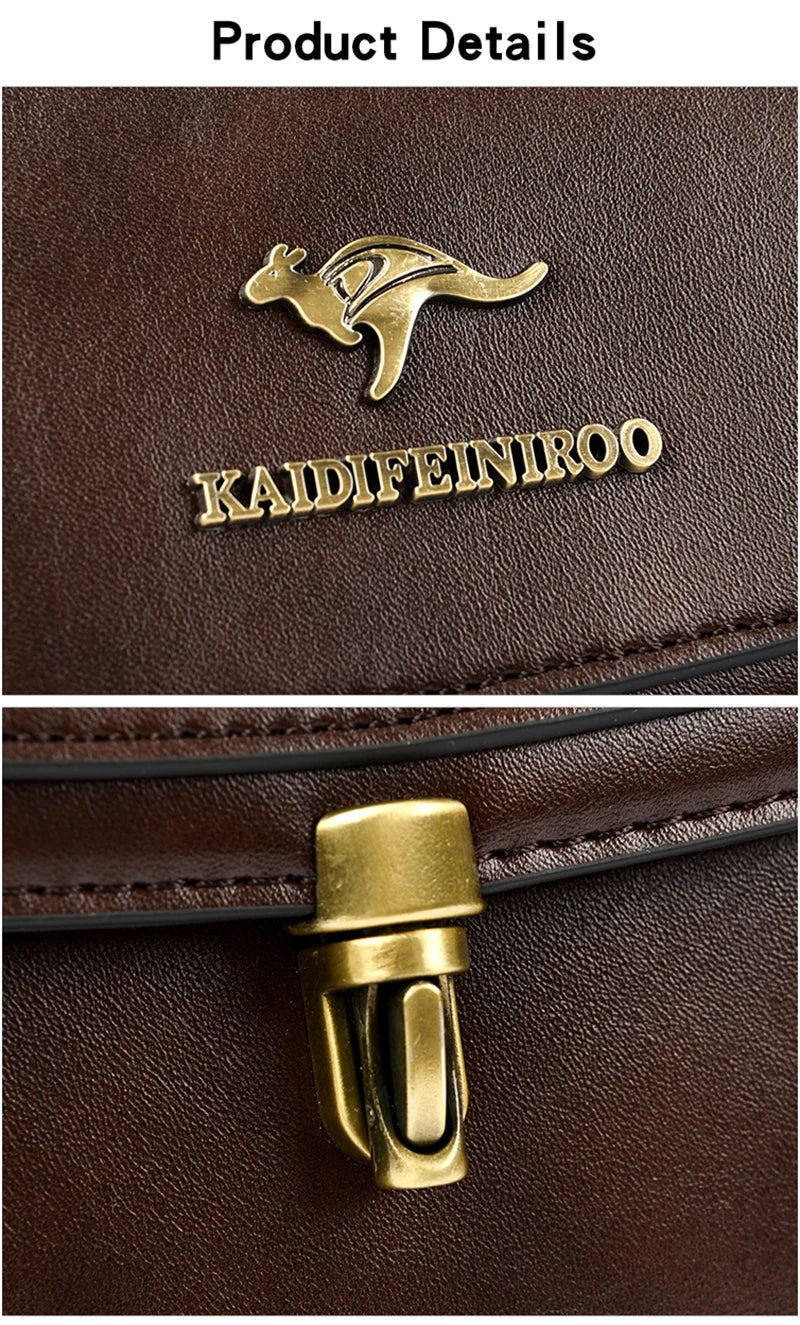 Elegant Leather Shoulder Crossbody Bag - Luxury Designer Style