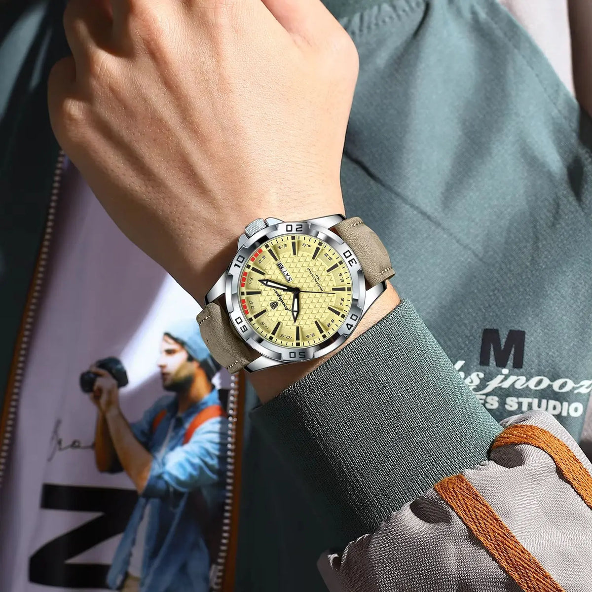 Luxury Mens Quartz Watch - Waterproof Business Wristwatch