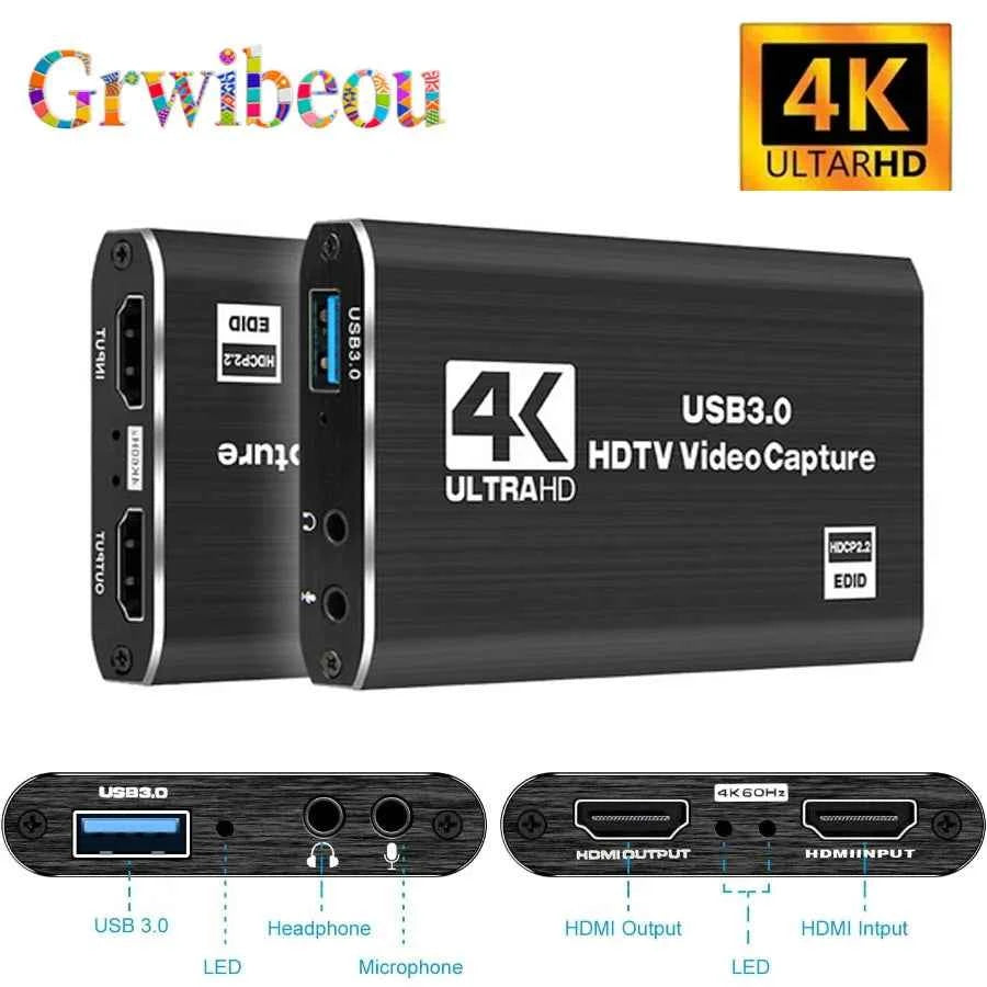 Professional 4K USB 3.0 Video Capture Card - Low Latency & HD Recording