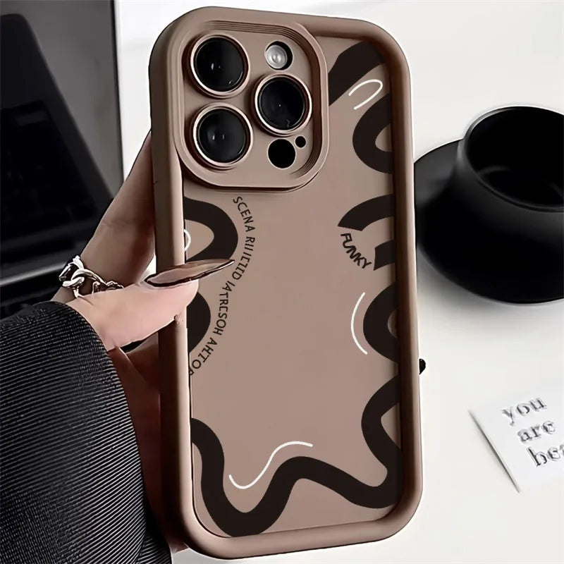 Premium Love Heart iPhone Case - Shockproof Soft Silicone Cover