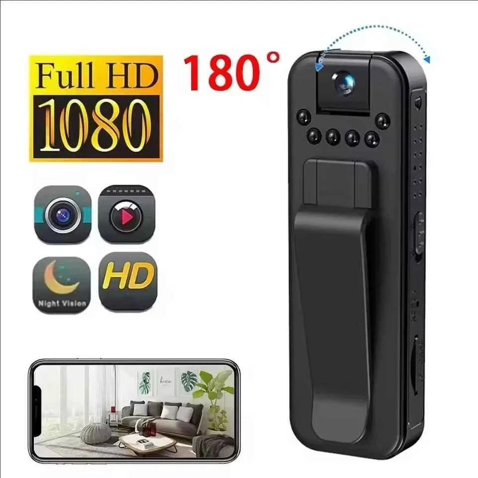 HD Portable Mini Body Camera - 1080P Night Vision Recorder