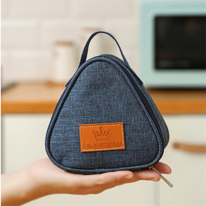 Mini Insulated Lunch Bag - Portable Thermal Cooler Tote for Bento Boxes, Rice Balls, Snacks & Student Lunches - Tulique