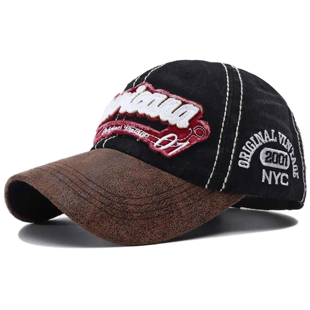 High Quality Mens Hiphop Baseball Cap America Embroidery Snpack Hat Original Vintage Dad Hats for Men Women Chapeau Homme 2023
