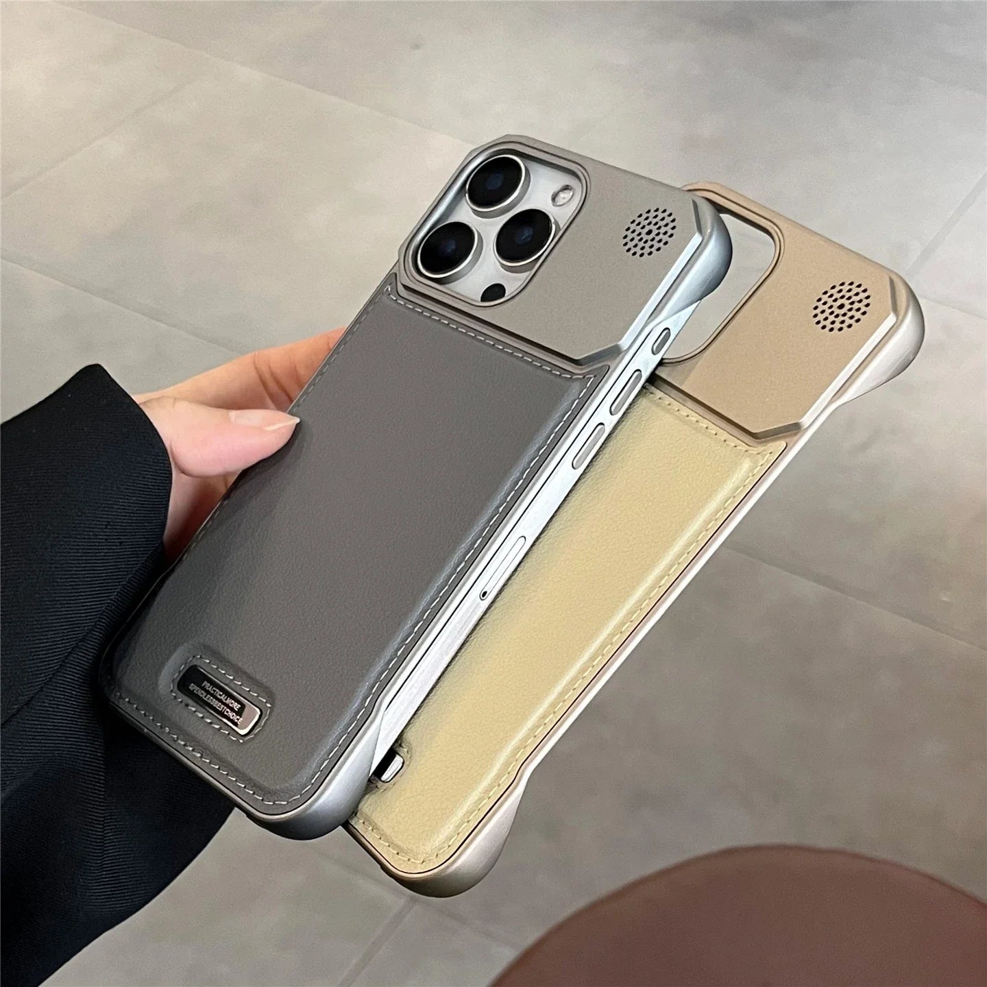 Premium iPhone Leather Case Magsafe - Magnetic & Frameless Armor