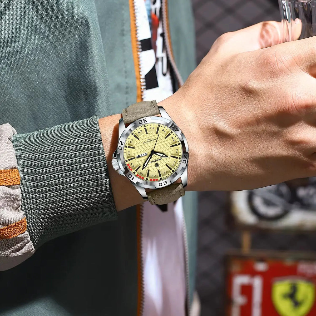 Luxury Mens Quartz Watch - Waterproof Business Wristwatch