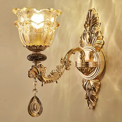 Elegant French Retro Chandelier - Grand Crystal Lighting