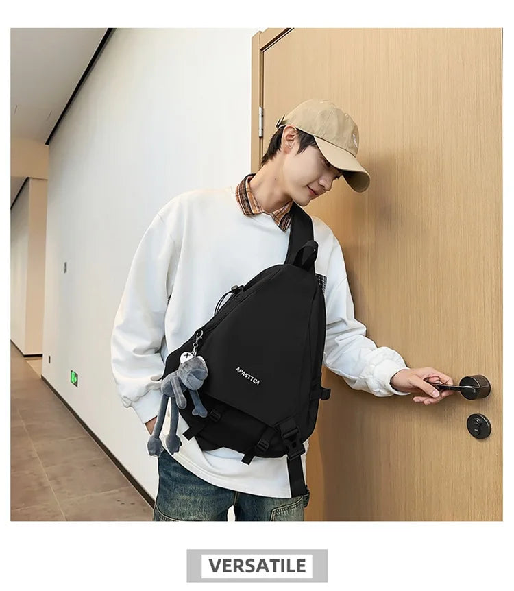 Premium Men's Chest Bag - Multi-Functional & Large Capacity