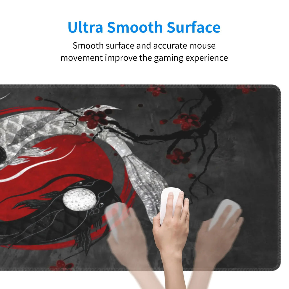 Large Gaming Mouse Pad - HD Waterproof Rubber Desk Mat