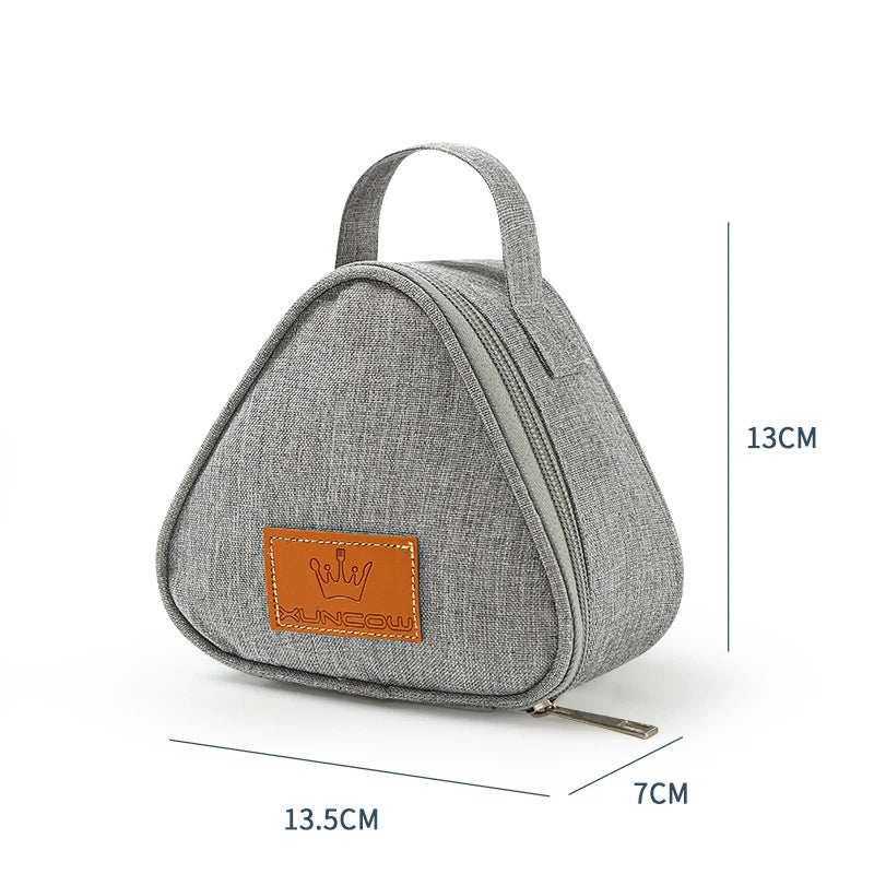 Mini Insulated Lunch Bag - Portable Thermal Cooler Tote for Bento Boxes, Rice Balls, Snacks & Student Lunches - Tulique