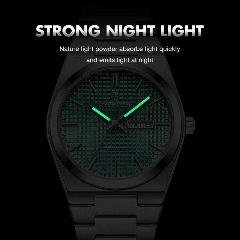 Luxury Men's Quartz Watch - Waterproof Chronograph Timepiece