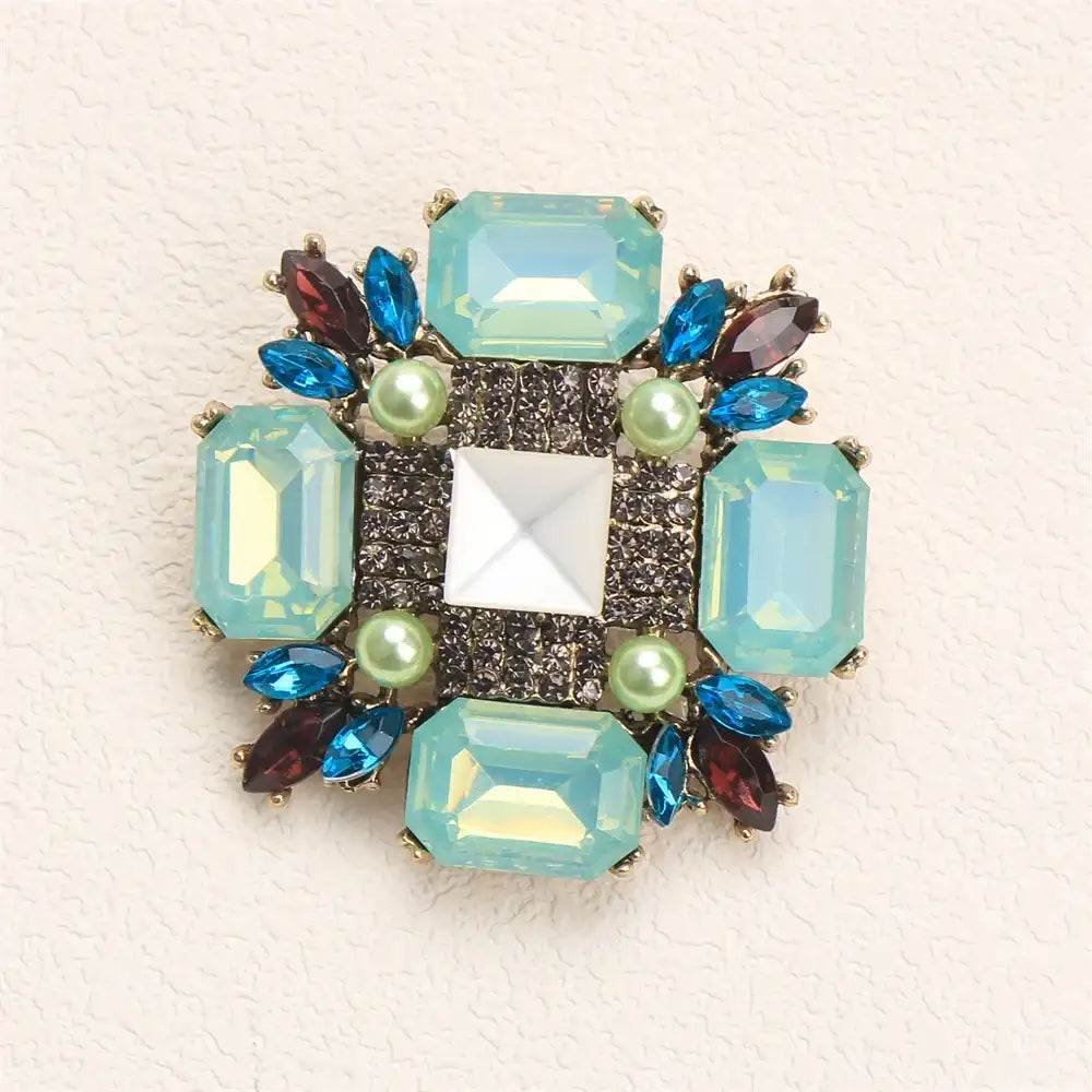Premium Crystal Bow Brooch - Exquisite Sparkling Accessory