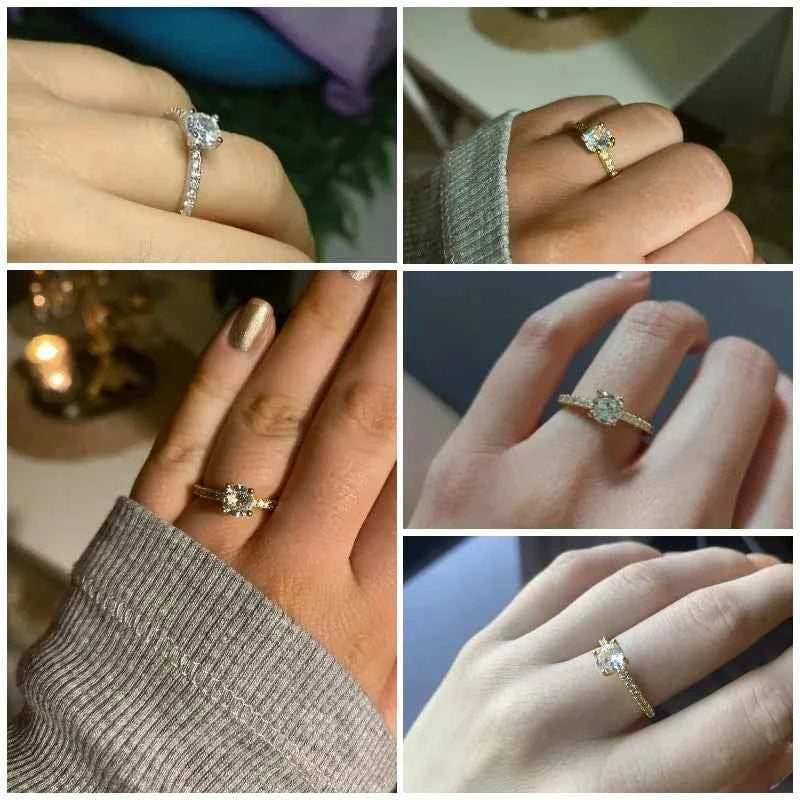 Elegant Eternity Ring - Brilliant Round Zirconia Wedding Band