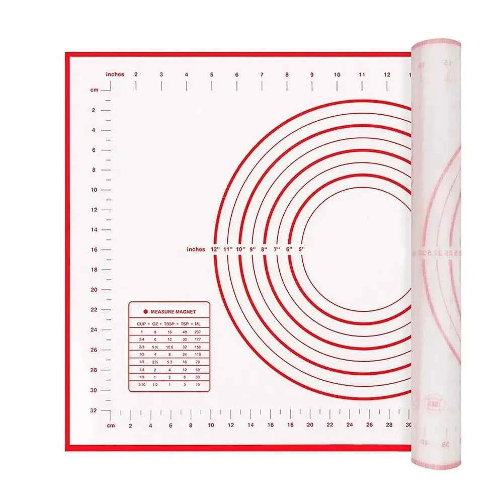 Professional Silicone Baking Mat - Non-Stick Dough Pad