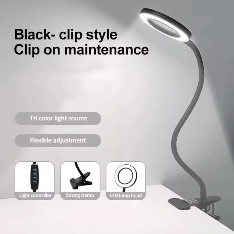 Premium Flexible LED Desk Lamp - 3 Color Modes