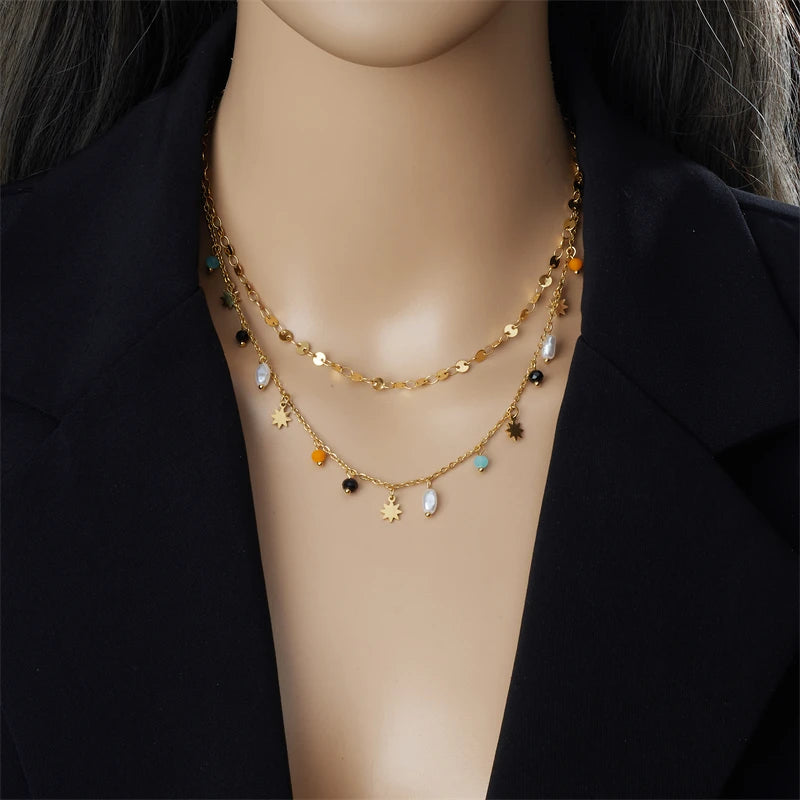 Delicate Gold Pentacle Necklace - Premium Star Pendant