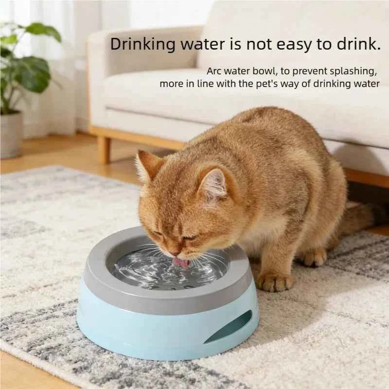 Premium No Spill Pet Bowl - Floating Water Feeder