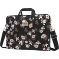 Premium Laptop Shoulder Bag - Water-Resistant Canvas Briefcase