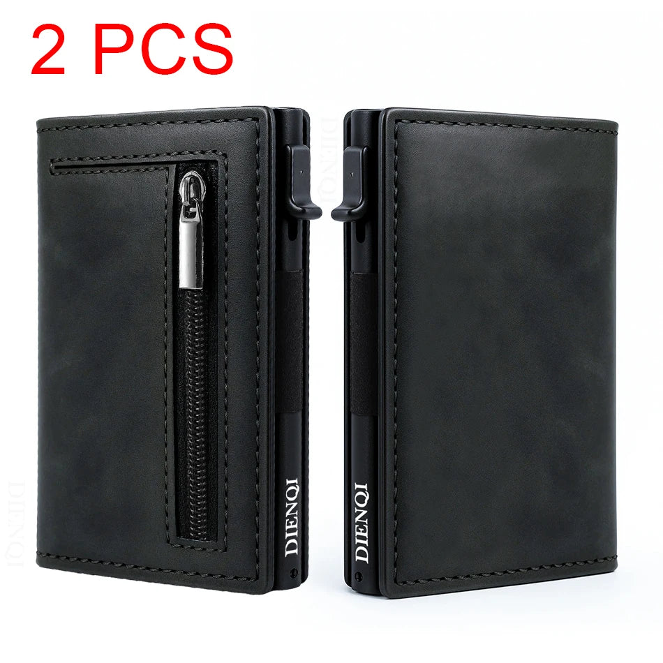 Minimalist Credit Card Holder - Premium Slim Pop Up Wallet