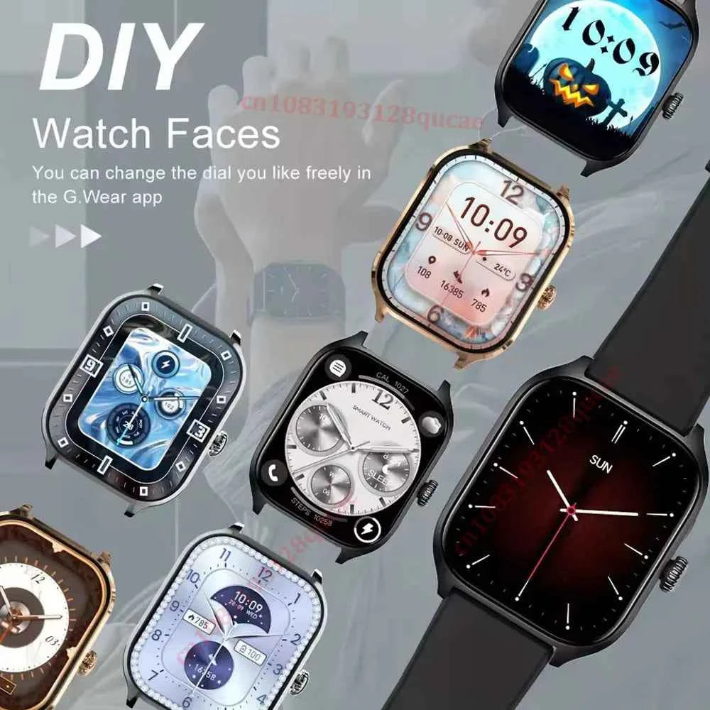 Premium Bluetooth Smart Watch - 2.01 Inch Color Screen & Fitness Tracker