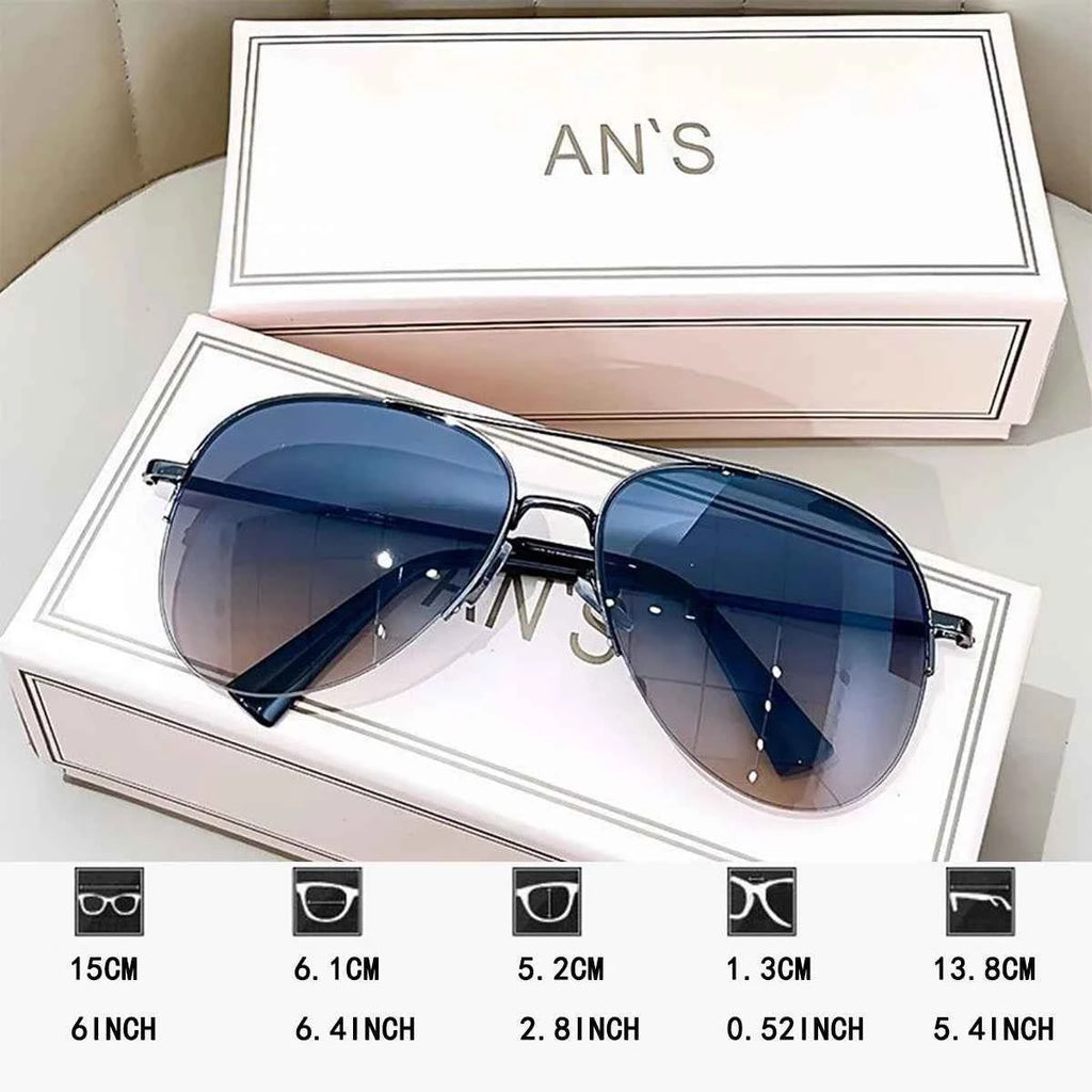 Classic Men's Aviator Sunglasses - Premium UV Protection & Style