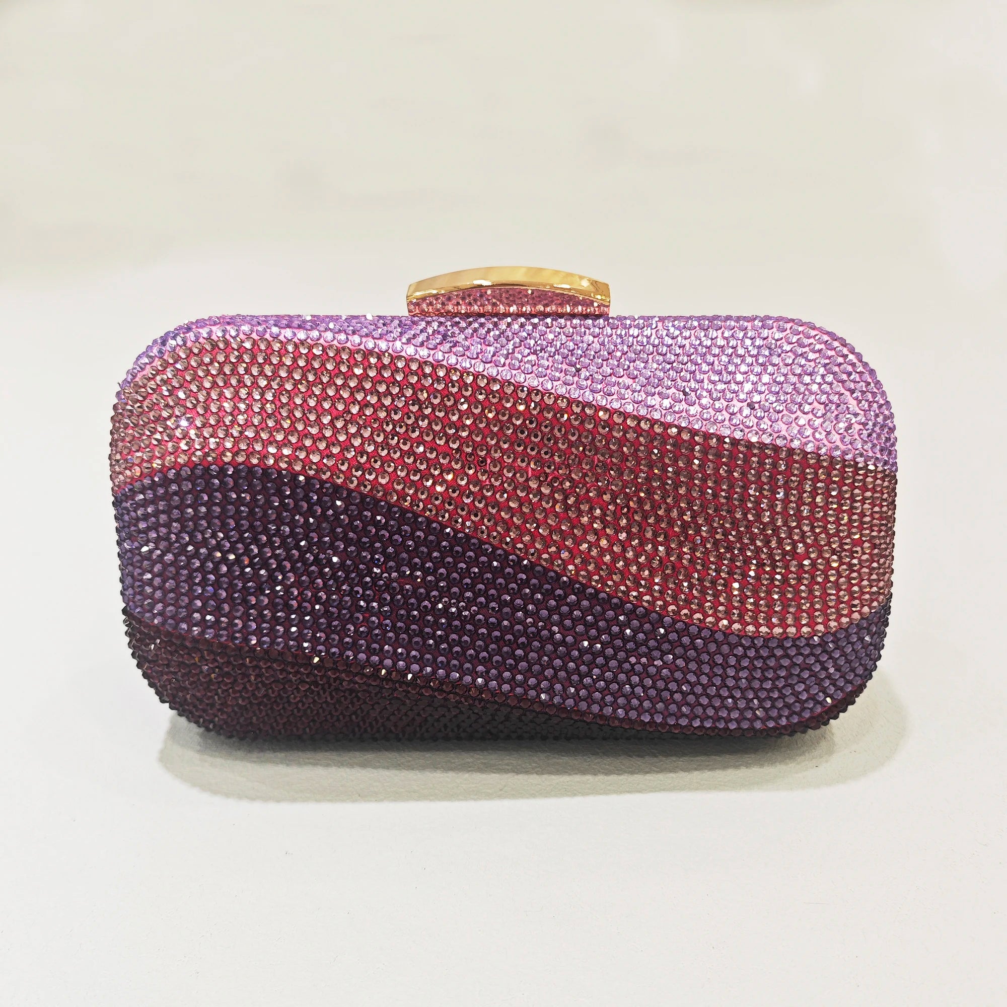Elegant Crystal Clutch Evening Bag - Luxury Minaudiere Handbag
