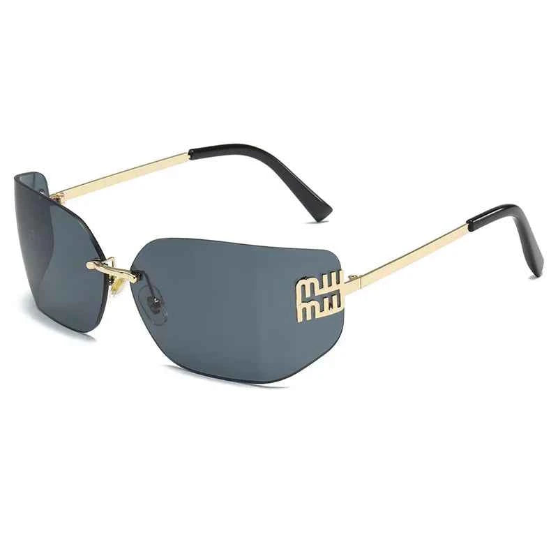 Premium Frameless Square Sunglasses - UV400 Protection