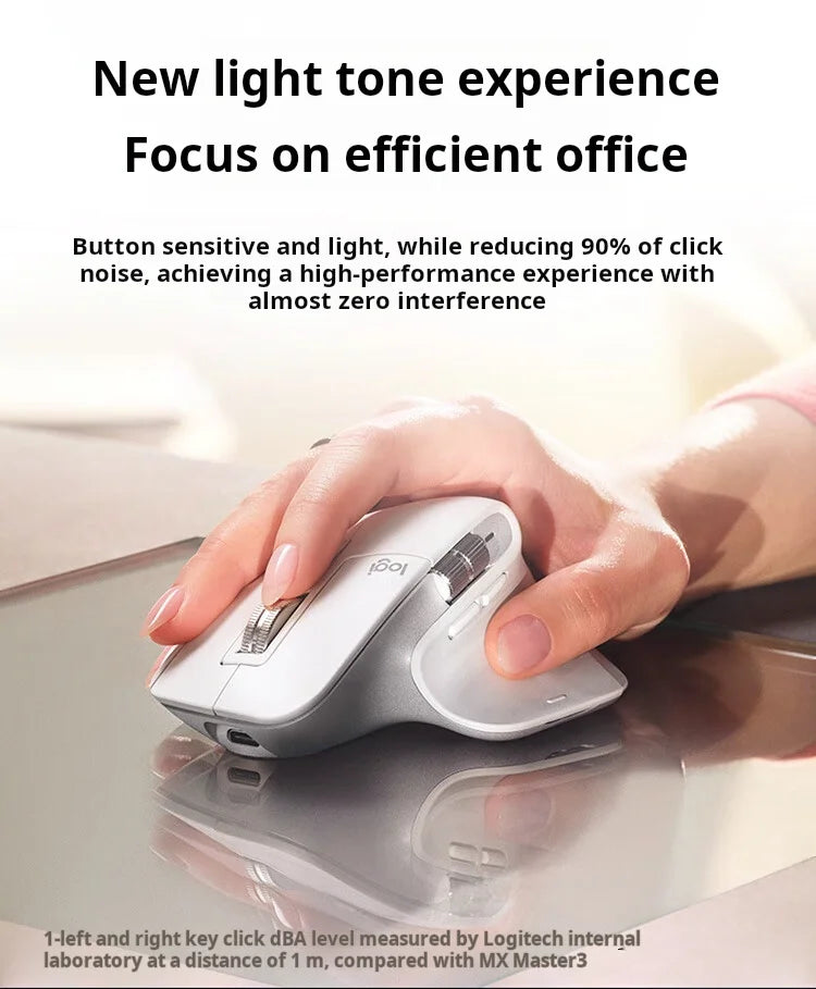 Premium Ergonomic Wireless Mouse - Softtone Silent Clicks