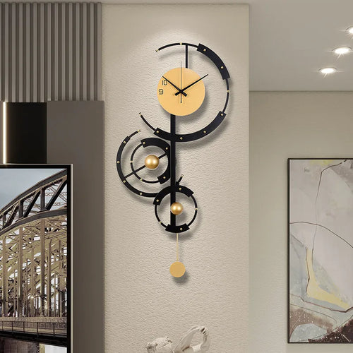Elegant Premium Nordic Wall Clock - Modern Digital Design