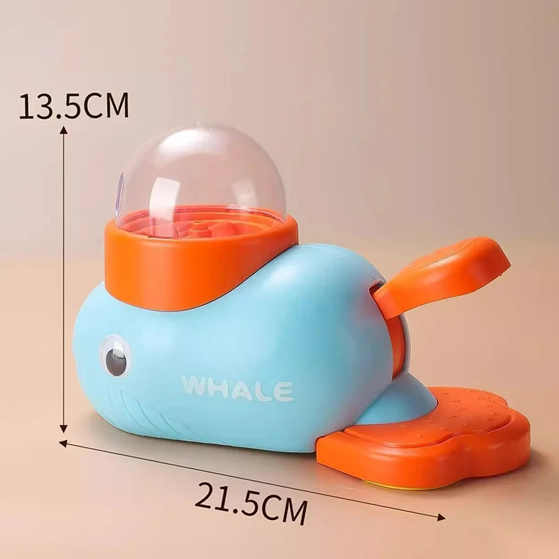 Premium Automatic Pet Snack Feeder - Engaging Duck & Whale Design