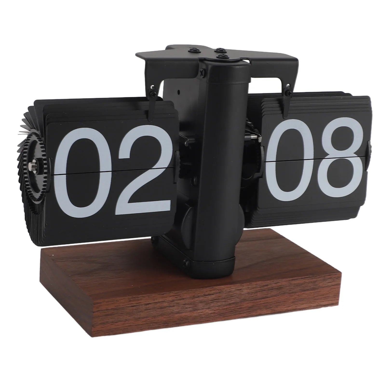 Elegant Vintage Auto Desk Clock - Rotary Knob Design