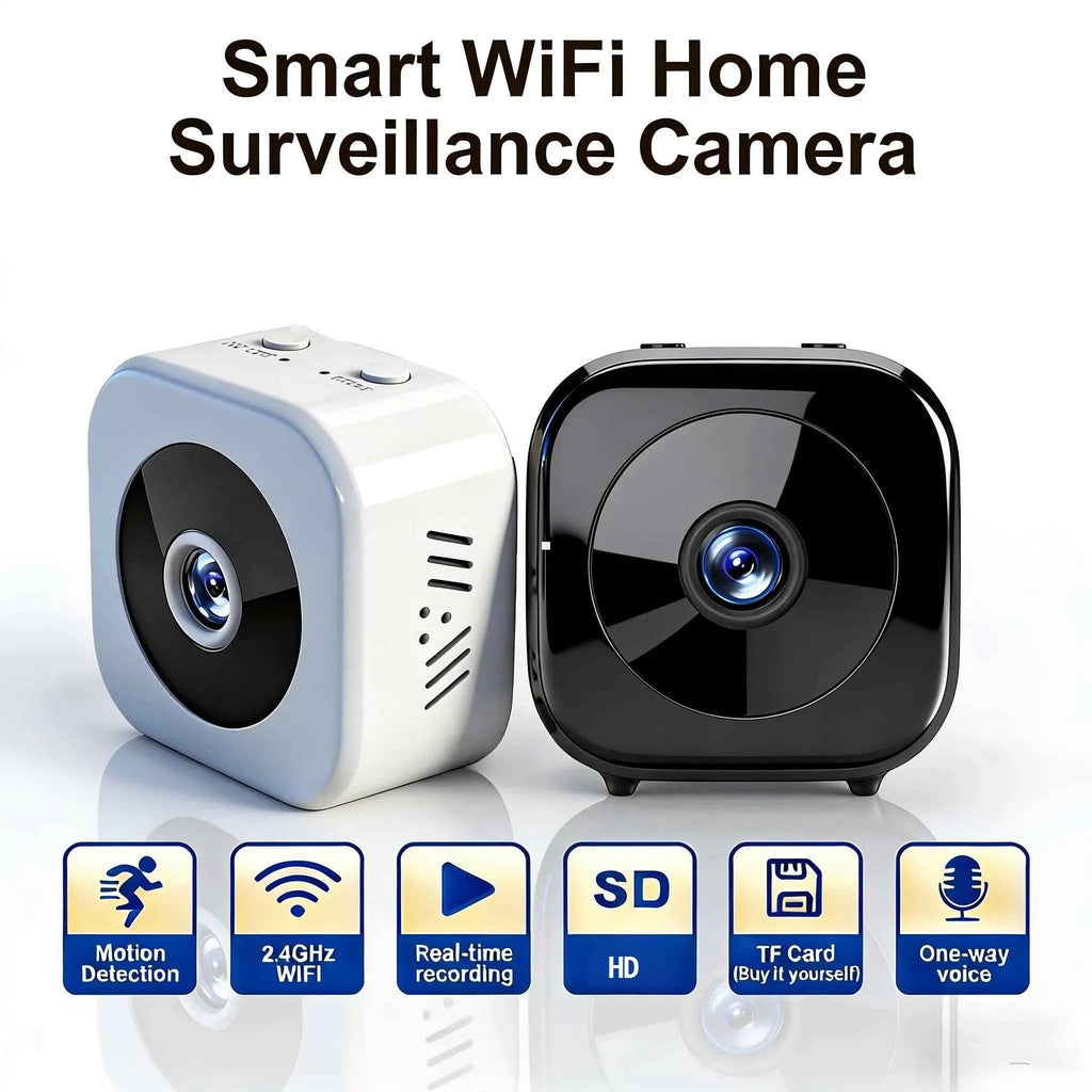 Mini Wireless Security Camera - HD Indoor Smart Monitor