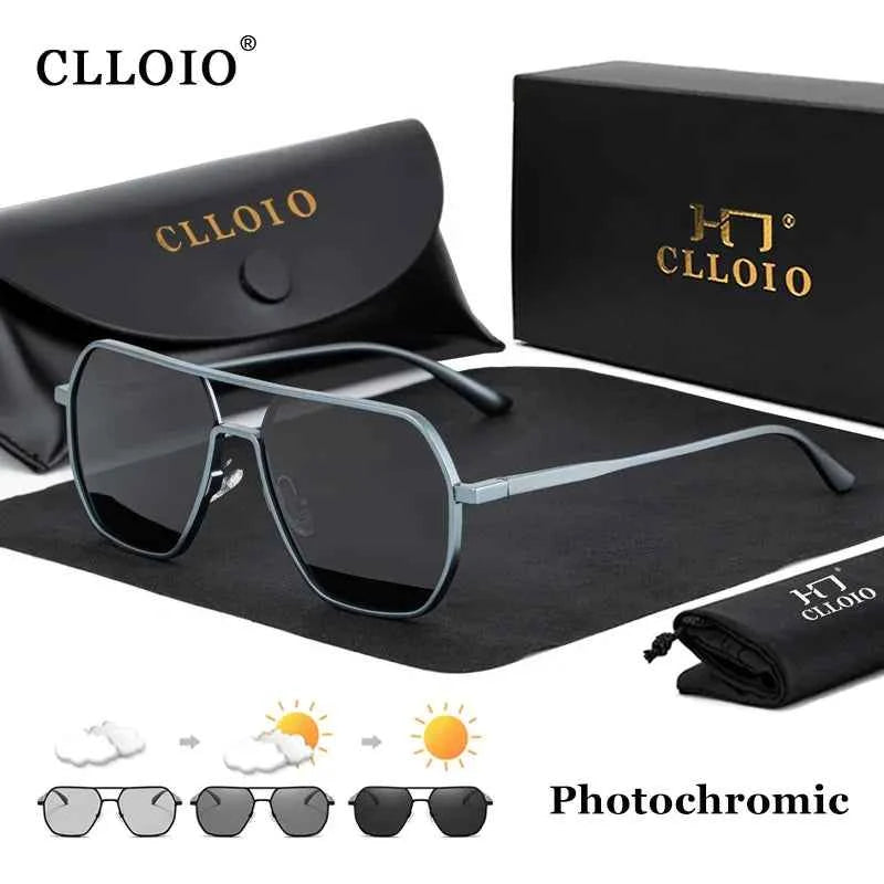 Premium Aluminum Photochromic Sunglasses - Polarized Anti-Glare