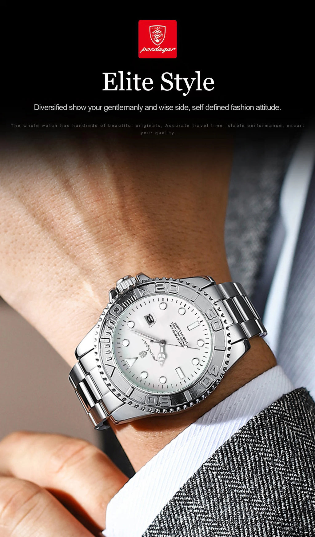 Luxury Military Men's Watch - Waterproof & Luminous