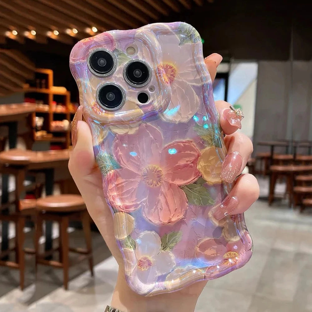 Luxury Oil Painting Phone Case - Artistic Shockproof Cover