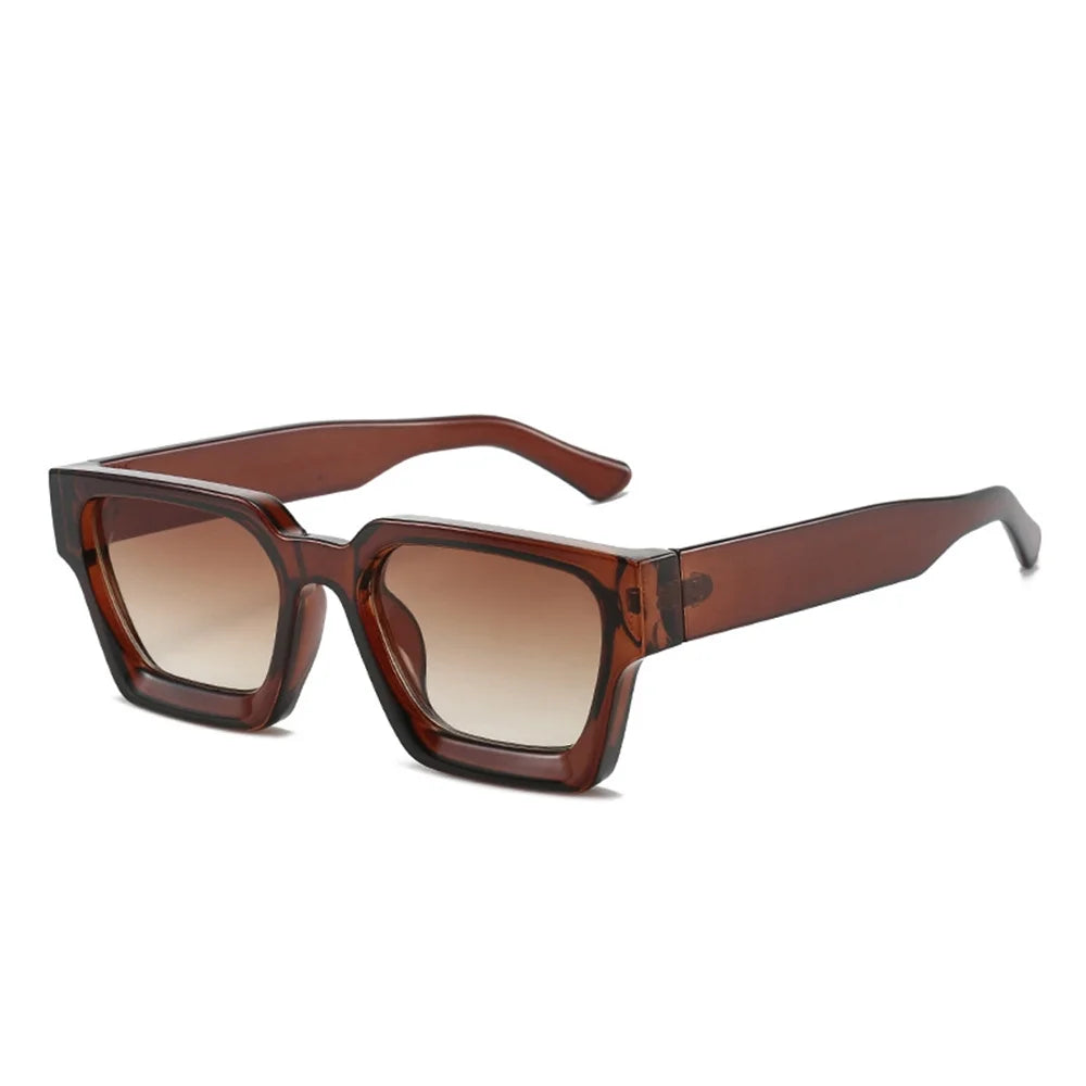 Designer Square Frame Sunglasses - UV400 Retro Shades