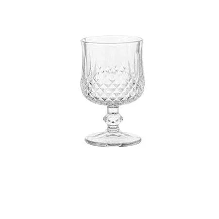 Elegant Vintage Red Wine Glass - High-Stem & Transparent