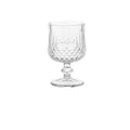 Elegant Vintage Red Wine Glass - High-Stem & Transparent