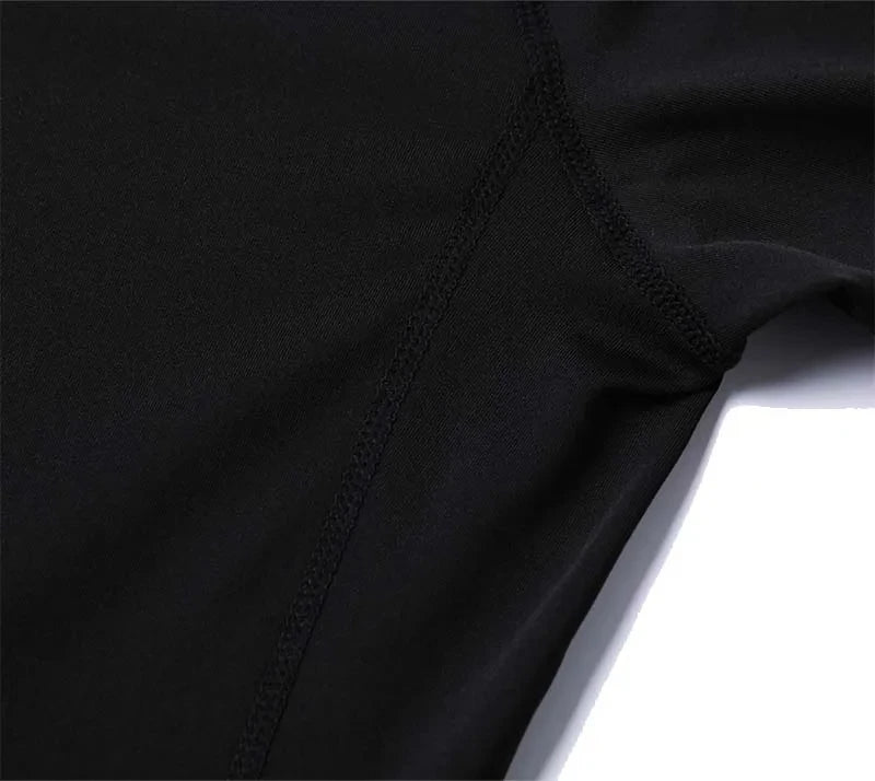 Spider Print Long Sleeve Compression Shirt - Athletic Baselayer