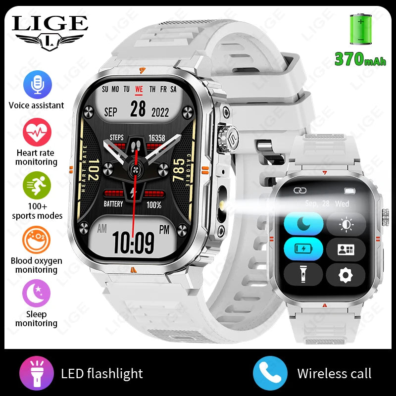 Ultimate Smart Watch For Men - IP68 Waterproof & Health Monitor