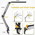 Premium LED Desk Lamp - Adjustable Angle & Eye-Caring