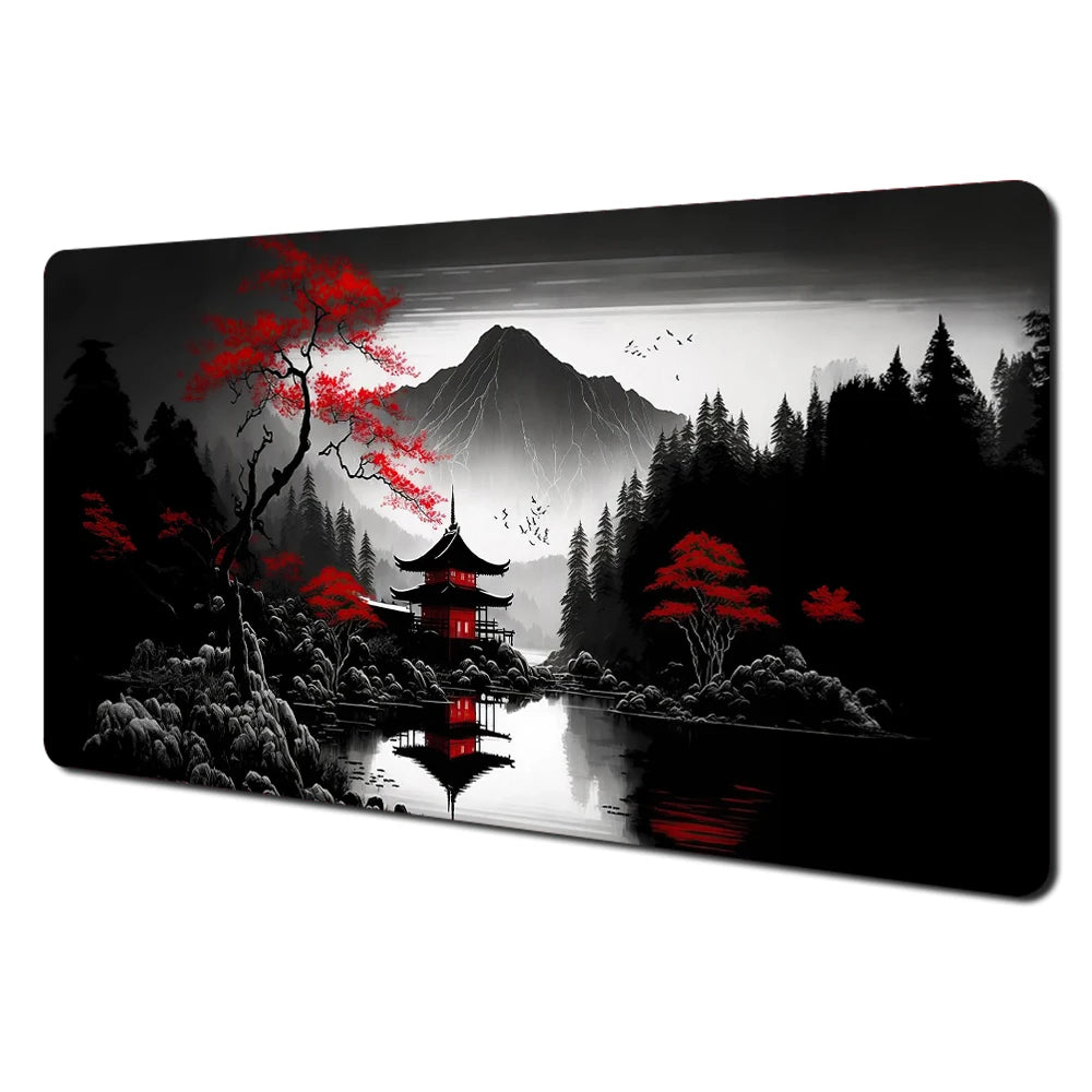 Premium Large Mouse Pad - Anti-Slip Art Landscape Desk Mat